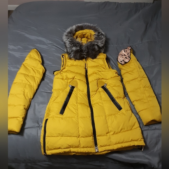 #10. Jarius Originality Puffer Transformation into Vest Winter Coat. Size:Medium - Picture 9 of 16